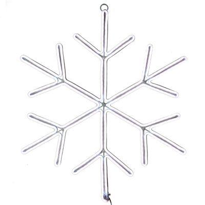 18 Neon Style Snowflake Christmas Novelty Light - National Tree Company