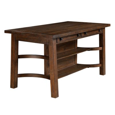 67 Foret Rustic Counter Height Dining Table Rustic Oak - HOMES: Inside + Out