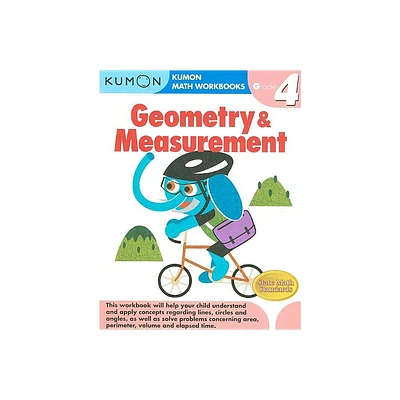 Kumon Grade 4 Geometry and Measurement - (Kumon Math Workbooks) (Paperback)