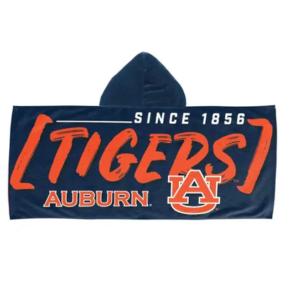 22x51 NCAA Auburn Tigers Hooded Youth Beach Towel