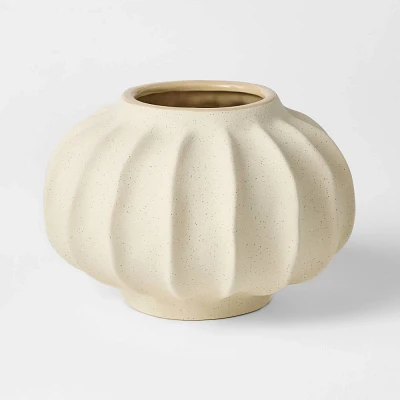 Wavy Ceramic Vase