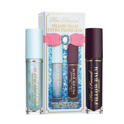 Too Faced Pillow Balm Ultra Plush Lip Balm Duo Gift Set - 0.4 oz/2pc - Ulta Beauty