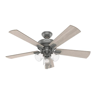 Hunter Fan 52 Crestfield Ceiling Fan with LED Light Kit and Pull Chain