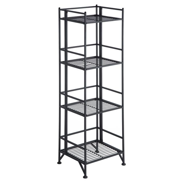 44.75 Xtra Storage 4 Tier Folding Metal Shelf - Home