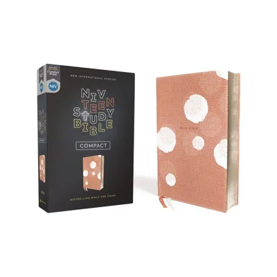 Niv, Teen Study Bible (for Life Issues You Face Every Day), Compact, Leathersoft, Peach, Comfort Print - by Zondervan (Leather Bound)