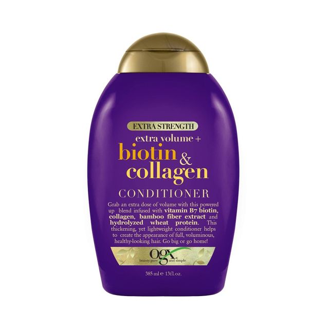 OGX Biotion & Collagen Extra Strength Volumizing Conditioner for Fine Hair - 13 fl oz