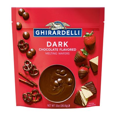 GHIRARDELLI Dark Chocolate Flavored Melting Wafers - 10oz