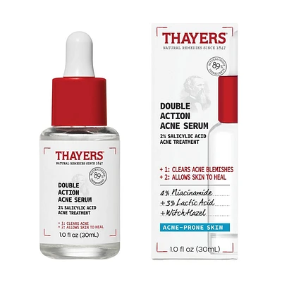 Thayers Natural Remedies Double Action Acne Serum with Salicylic Acid - 1 fl oz