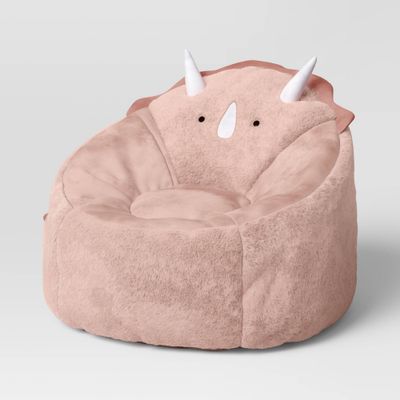 Dino Kids Bean Bag Chair Pink - Pillowfort