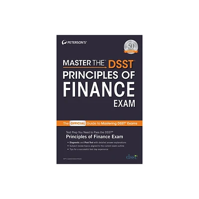 Master the Dsst Principles of Finance Exam - by Petersons (Paperback)