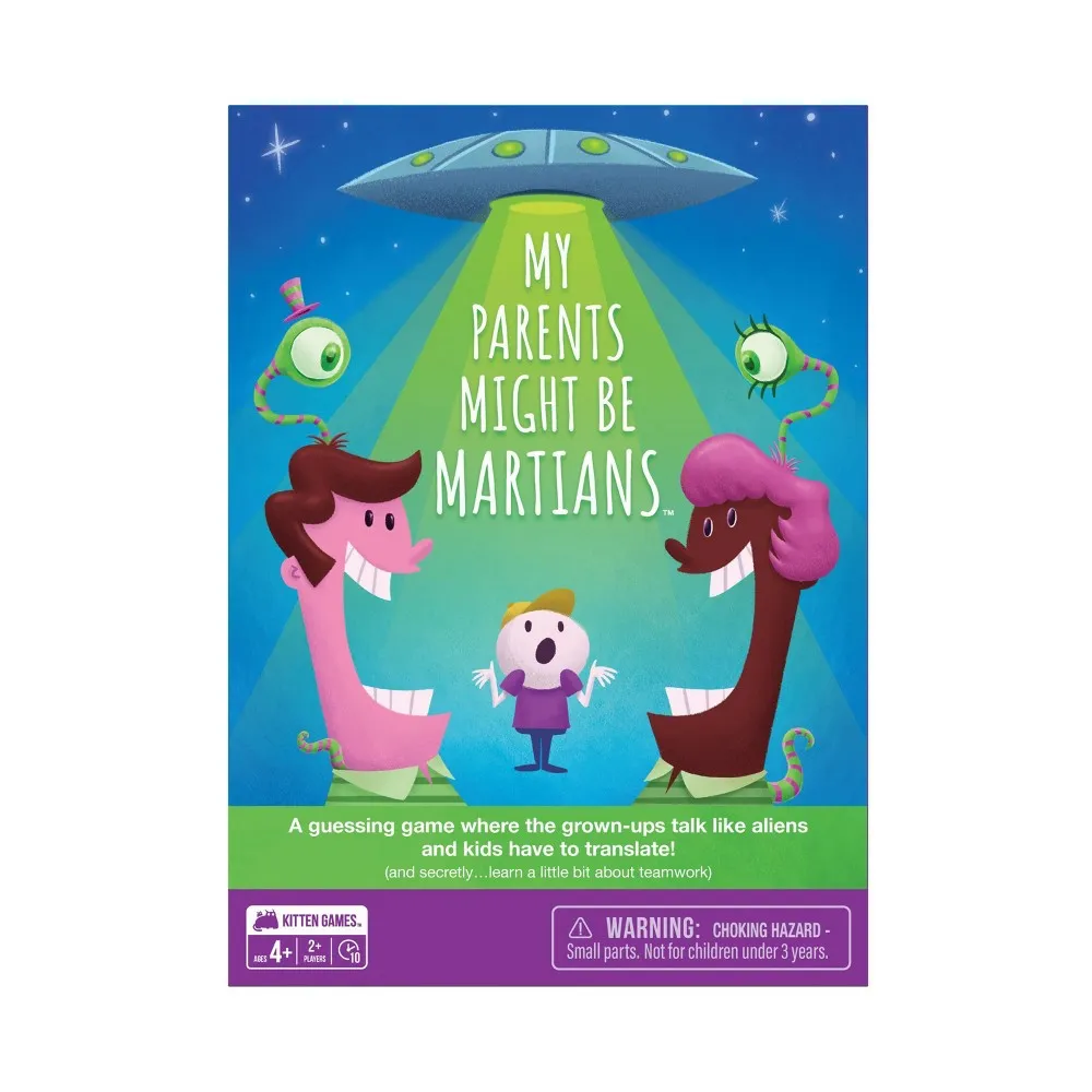 Exploding Kittens Kitten Games My Parents Might Be Martians Game |  MarketFair Shoppes