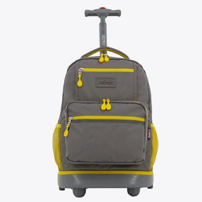 JWorld Sunlight Rolling 18 Backpack - Gray: Unisex, Wheels