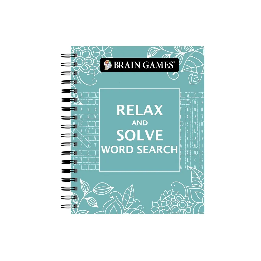 TARGET Brain Games - Relax and Solve: Word Search (Teal) - Large Print by  Publications International Ltd & Brain Games (Spiral Bound) | The Market  Place