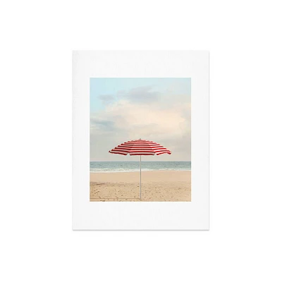 Deny Designs 18x24 Eye Poetry Photography Umbrella California Beach Art Print