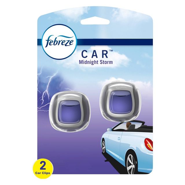 Febreze Car Vent Clip Air Freshener - Mountain Scent - 0.14 Fl Oz