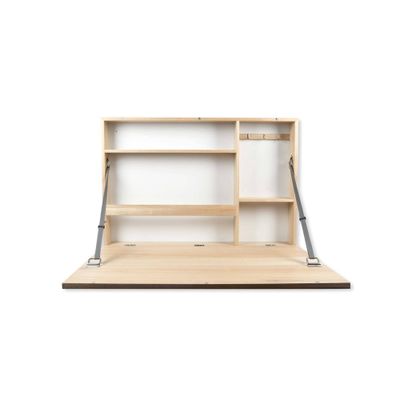 36 x 24 Murphy Desk Natural - Prinz: Floating, Wall-Mounted, Chalkboard, Space-Saving Design