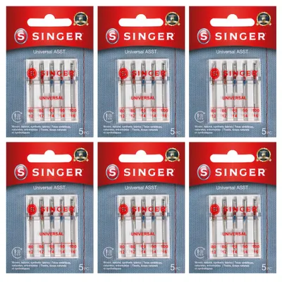 Singer Regular Point Sewing Machine Needles