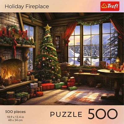 Trefl Holiday Fireplace Jigsaw Puzzle 500pc