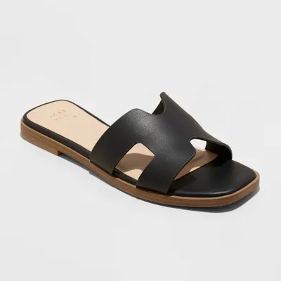 Fashion To Figure Women's Opal Wide Width Flats Sandals