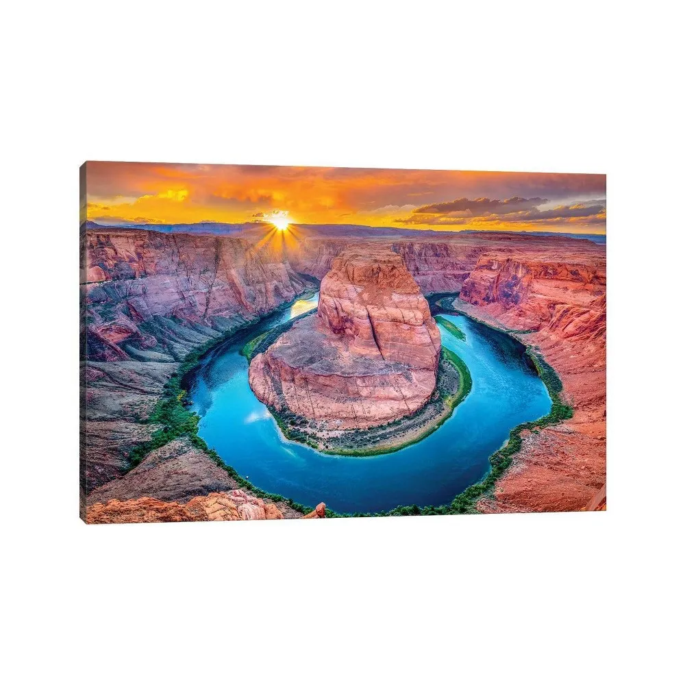 Magic Horseshoe Bend by Marco Carmassi Canvas Art - iCanvas: Gallery Wrap