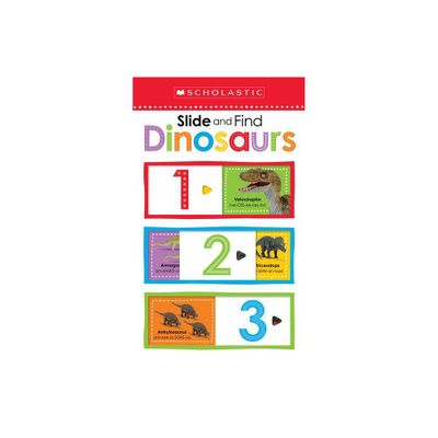 Dinosaurs 123: Scholastic Early Learners (Slide and Find) - (Board Book)