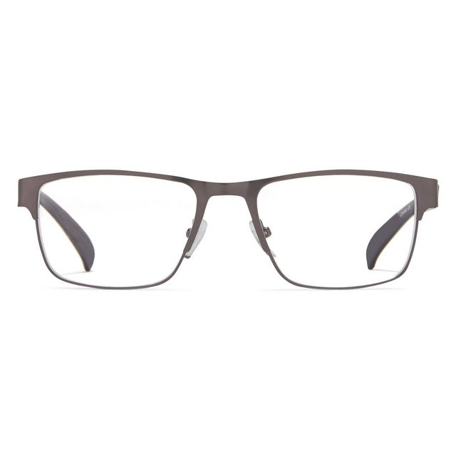 ICU Eyewear Sunnyvale Large Oval Half Rim Gunmetal