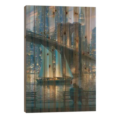 26 x 18 Dream for Two Wood Print by Evgeny Lushpin - iCanvas: UV-Cured, High-Definition, Pinewood Wall Art