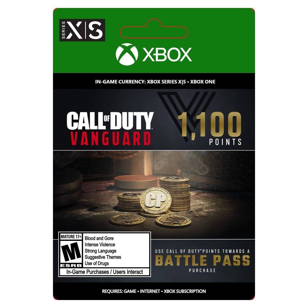 Xbox Call of Duty: Vanguard 1,100 Points - Xbox Series X, S/Xbox One  (Digital)