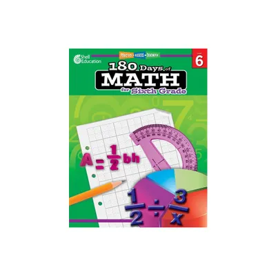 180 Days(tm) Math for Sixth Grade - (180 Days of Practice) by Jodene Smith (Paperback)