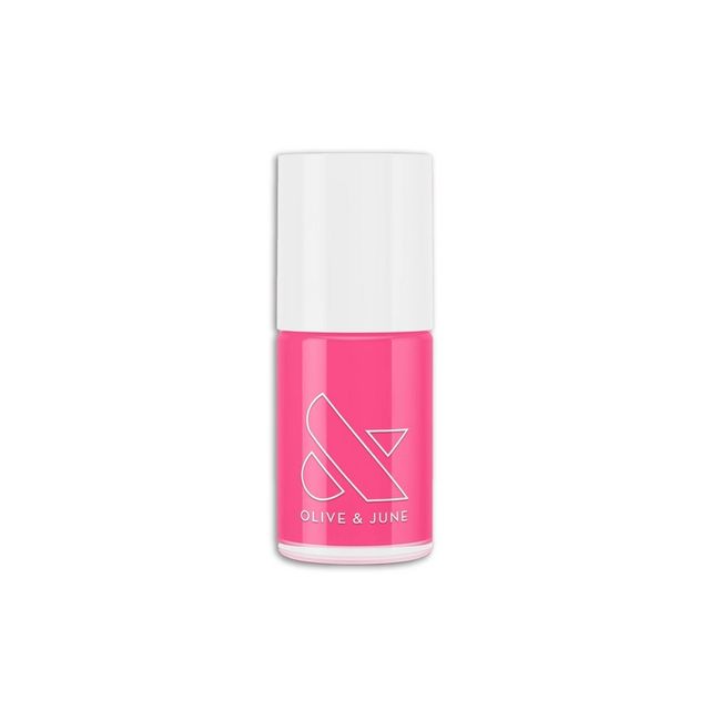 Glitter Strawberry Squareletto Vegan Faux Nail Set - 24 Pack