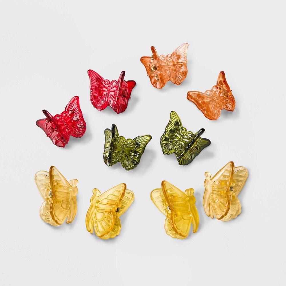 Wild Fable Butterfly Claw Mini Hair Clips 10ct - Wild Fable | Connecticut  Post Mall