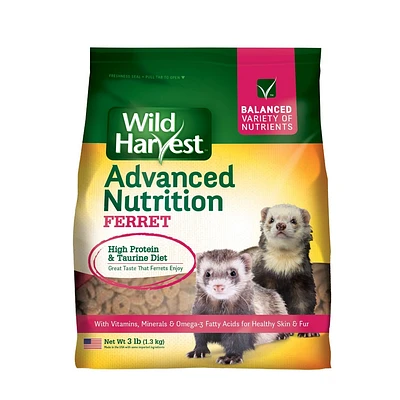 Wild Harvest Advanced Nutrition Grain Flavor Ferret Dry Food - 3lb