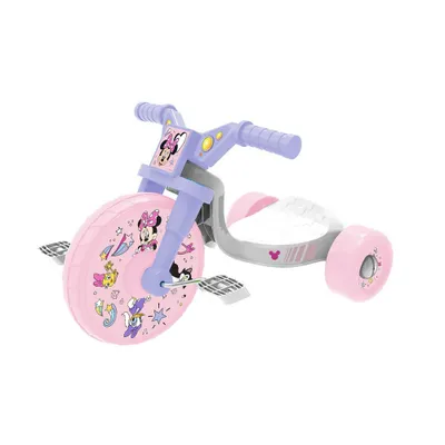 Minnie Mouse 10 Fly Wheel Kids Tricycle with Electronic Sound - Pink/Purple