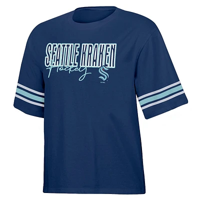 NHL Seattle Kraken Womens Relaxed Fit Fashion T-Shirt