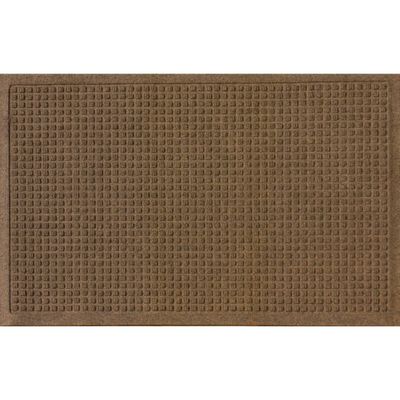 Bungalow Flooring 2x3 WaterHog Squares Indoor/Outdoor Doormat Dark Brown