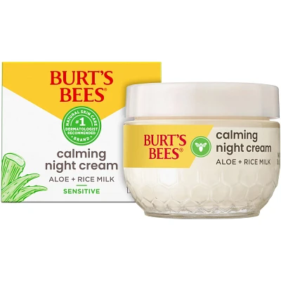 Burts Bees Night Cream for Sensitive Skin - 1.8oz