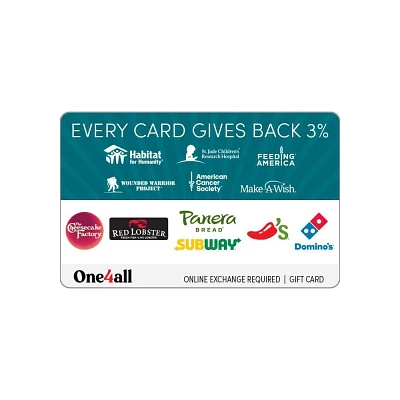 $200 One4All Giving Good Hope Gift Card (Email Delivery)