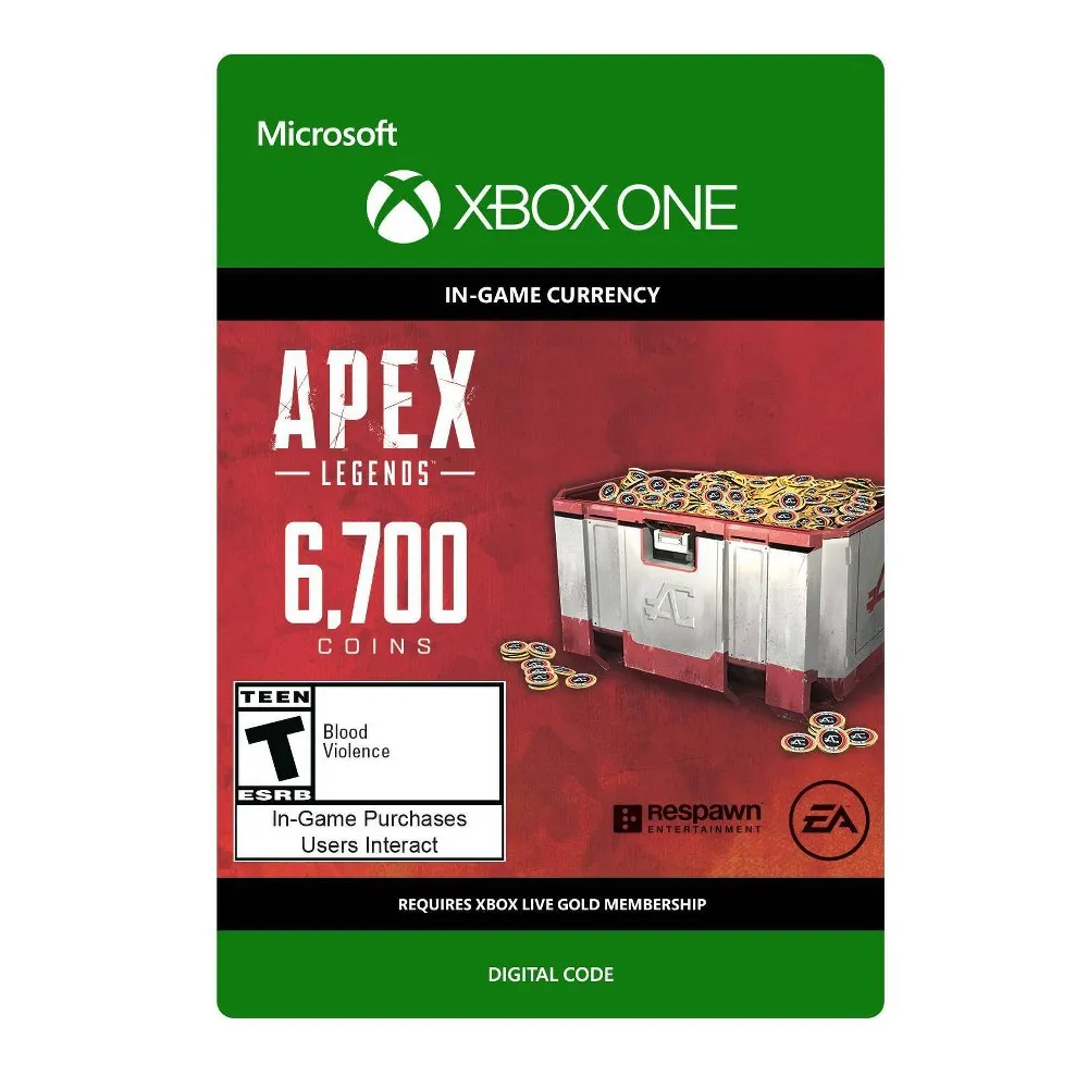 Microsoft APEX Legends: 6,700 Coins - Xbox Series X|S/Xbox One (Digital) |  MarketFair Shoppes