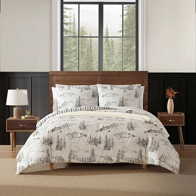 Eddie Bauer Rocky Mountain Cabin Comforter Set Gray