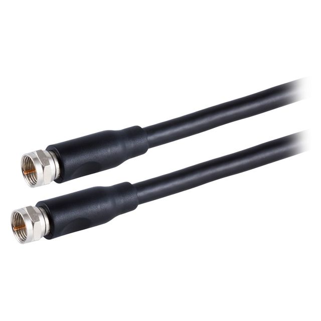Philips 25 RG6 Coax Cable - Black