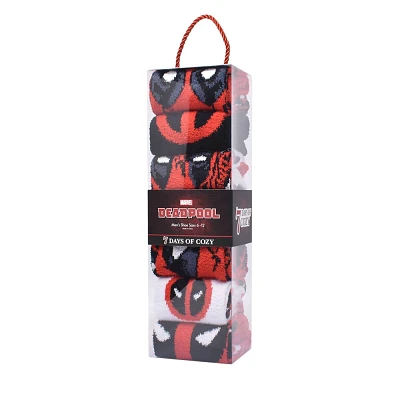 Men Deadpool 7 Day of Cozy Crew Sock - 6-12