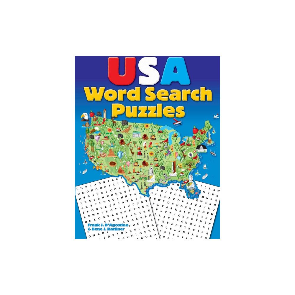 Dover Publications USA Word Search Puzzles - (Dover Brain Games) by Ilene J  Rattiner & Frank J DAgostino (Paperback) | The Market Place