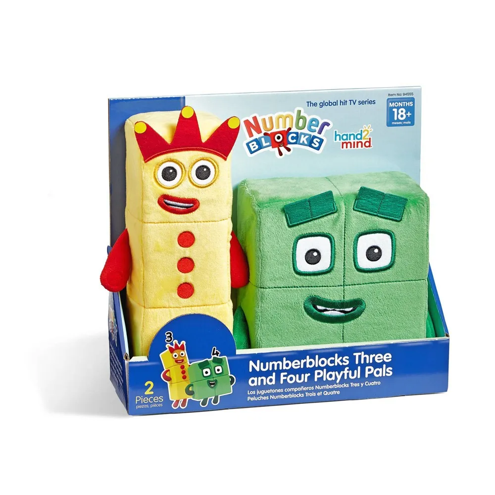 Hand2Mind Numberblocks Puzzle Set 3-Pack, Counting, Addition & Subtraction,  Sequencing