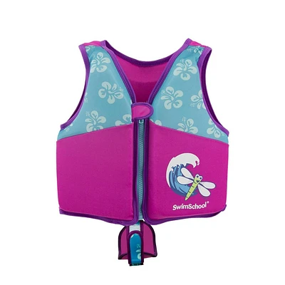 Aqua Leisure Girls Swim Trainer Life Jacket Vest - S/M