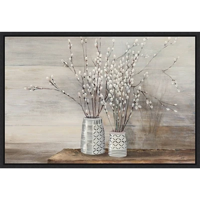 Amanti Art  Willow Still Life with Designs by Julia Purinton Framed Canvas Wall Art Print:Modern Dcor