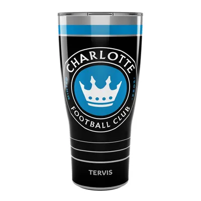 MLS Charlotte FC 30oz MVP Stripe Stainless Steel Tumbler