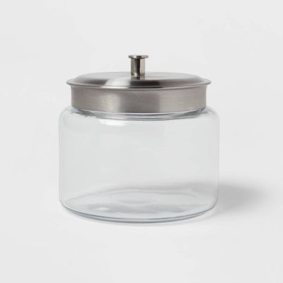 128oz Glass Jar With Metal Lid - Threshold™ : Target