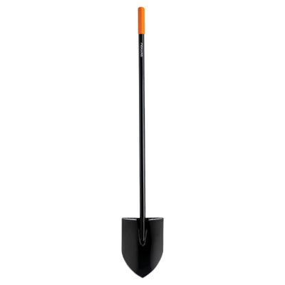 Fiskars 57 Steel Long-handled Digging Shovel