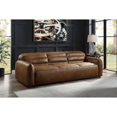 Rafer 95 Sofas Cocoa Top Grain Leather - Acme Furniture