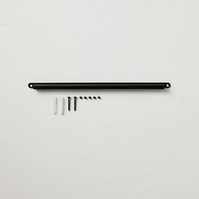 11.5 Metal House Number Mounting Rail Matte Black - Hearth & Hand with Magnolia: Address Plaque, Steel, Powder-Coated